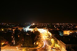 Ansamblul 'Piata Traian, centrul vechi al orasului Braila.
